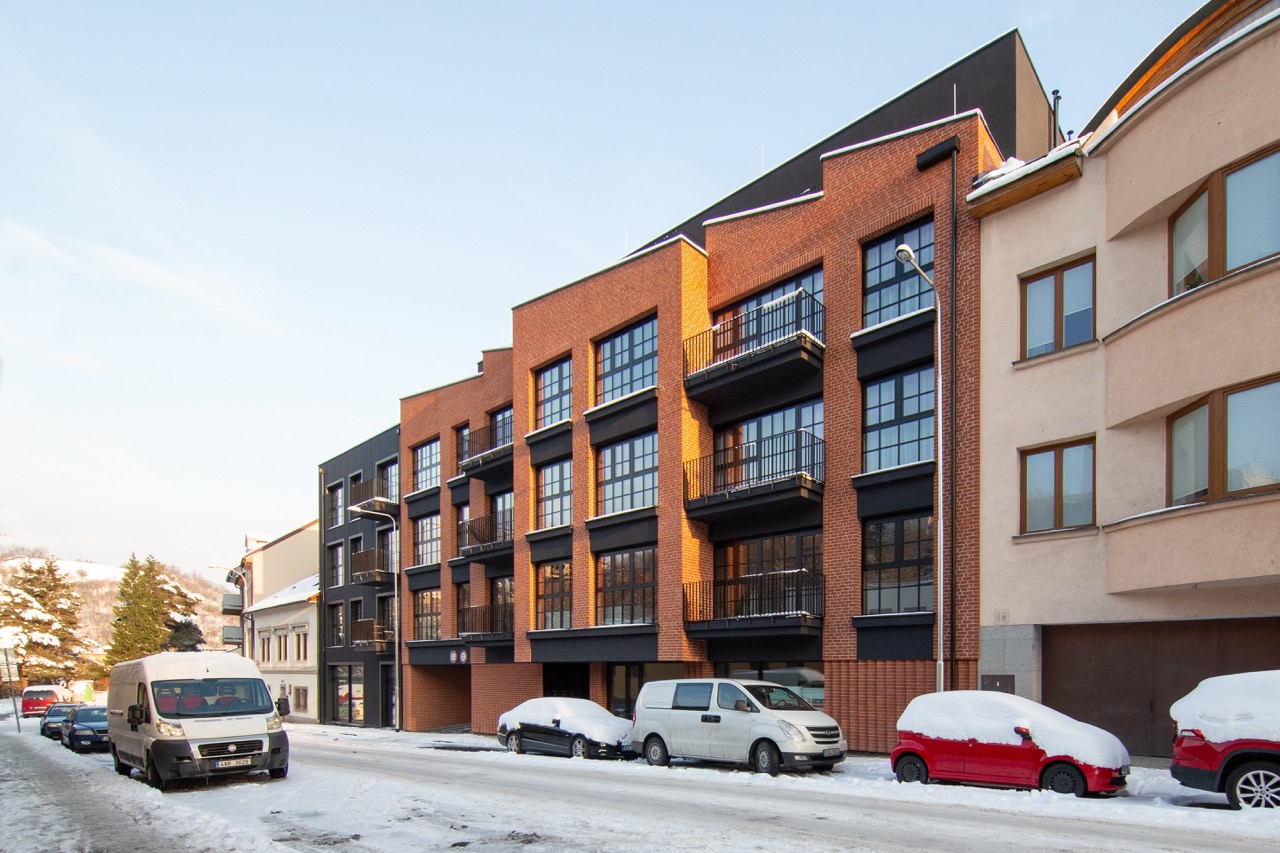 Praha – novostavba rezidence Pechlátova - Visokogradnja