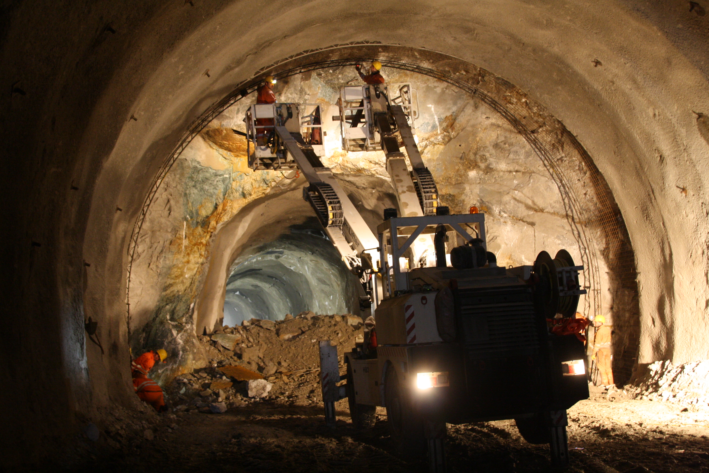 S10 Tunnel Neumarkt - Izgradnja tunela