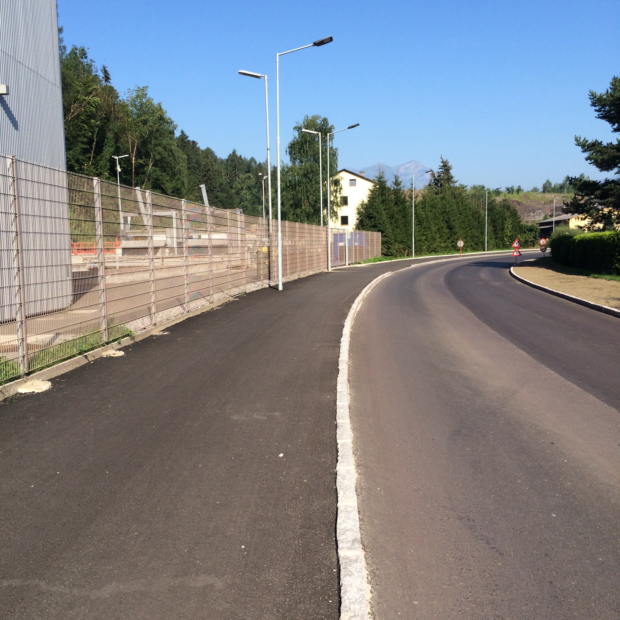 Kerpelystraße, Leoben - Izgradnja cesta i mostova