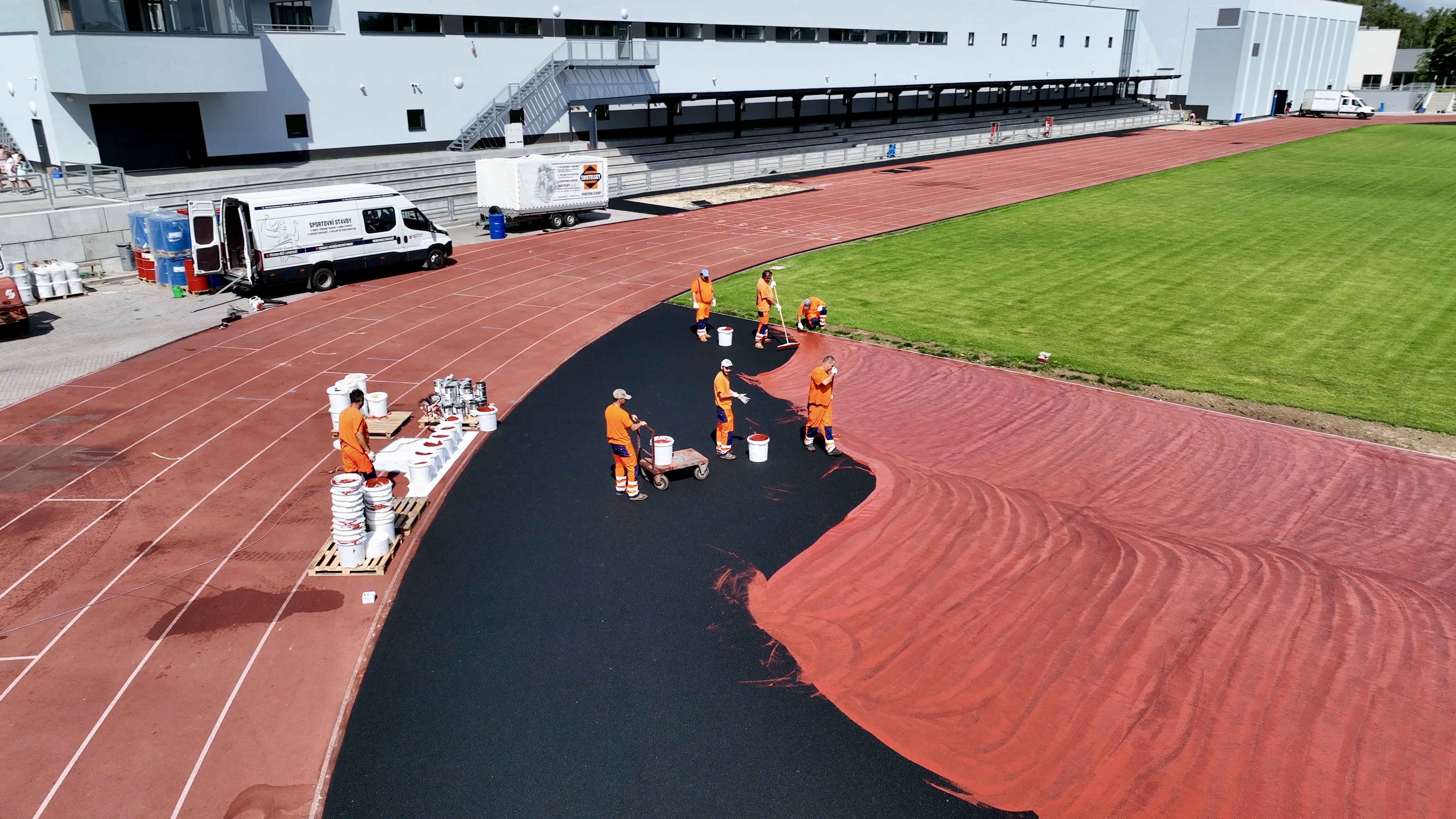 Tábor – retoping povrchů na Stadionu Míru - Specijaliziranost i stručnost
